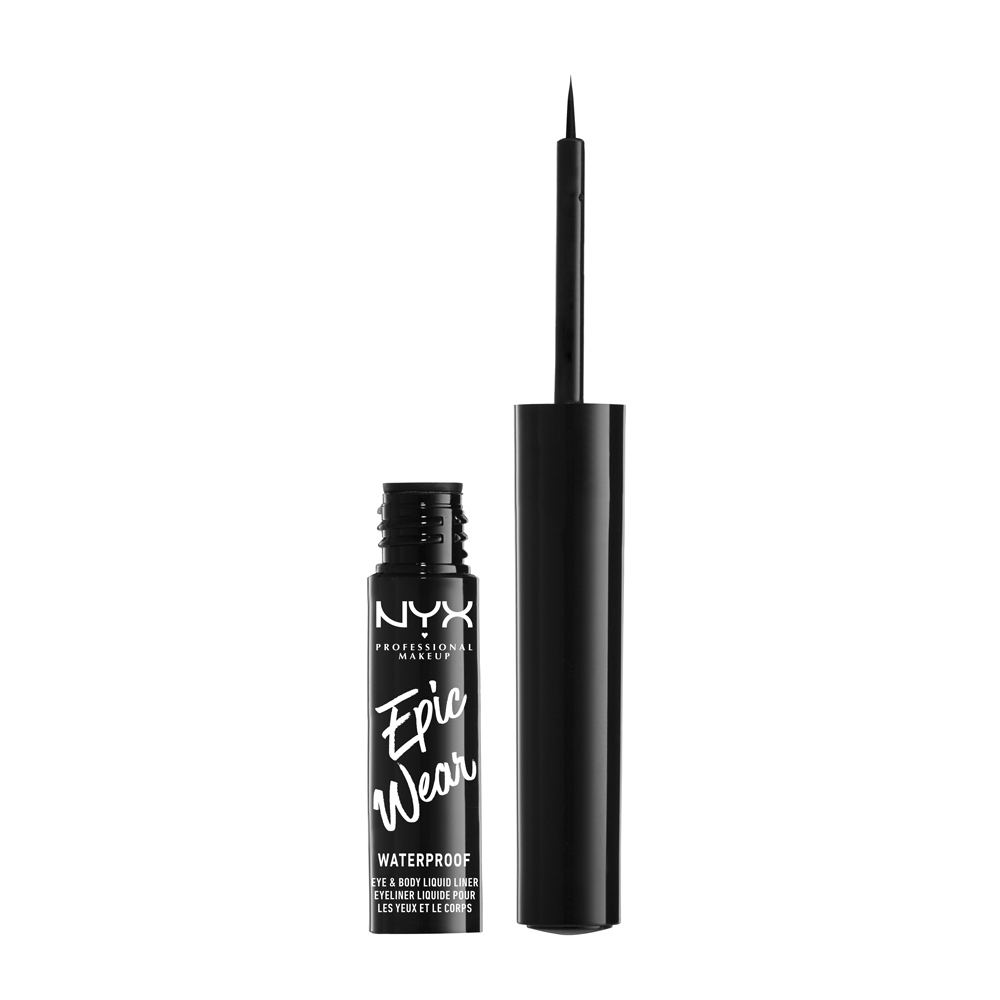 Водостійка рідка підводка для очей NYX Professional Makeup Epic Wear Waterproof Eye &amp; Body Long-Wear Liquid Liner 01 Black, 3.5 мл